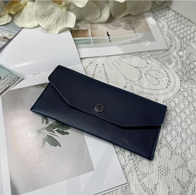 Pu Leather Cash Envelope Wallet - Image 6