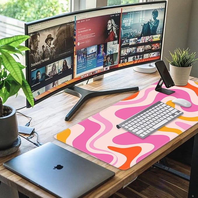 iCasso Large Mouse Pad, Desk Mat Gaming Mousepad - Image 5