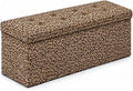 ALASDO 43 Inch Folding Storage Ottoman Bench by ALASDO