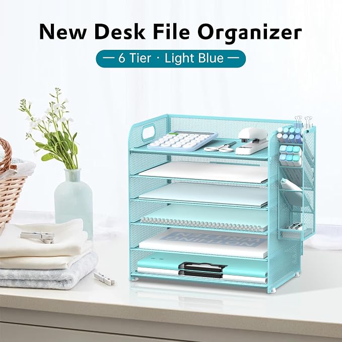 SUPEASY 6 Tier Paper Organizer - Image 2