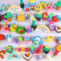 Cllayees 72 Pcs Erasers for Kids, Mini Pencil Eraser Bulk Classroom Prizes by Cllayees