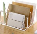 SANRUI Acrylic Mail Organizer, 5 Compartments File Holder by SANRUI