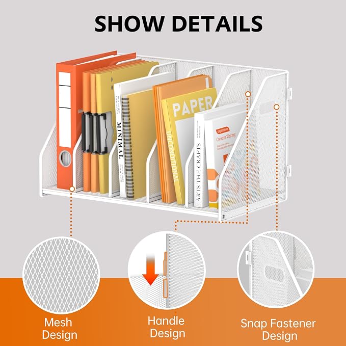 SUPEASY Binder Organizer, Magazine File Holder - Image 4