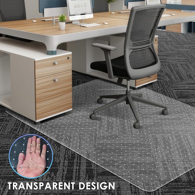 Vicwe Large Office Chair Mat for Carpeted Floors，72"X46" Rectangle Desk Chair - Image 6