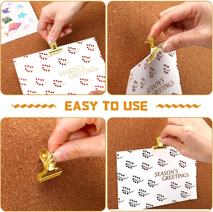 SANNIX 20 Pcs Metal Push Pin Clips 22mm - Image 4