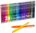 Lineon Erasable Gel Pens, 26 Colors Retractable Erasable Pens Clicker by ShuttleArt