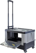 dbest Products Quik Cart Extended Four Wheeled Rolling Crate Teacher Utility by dbestproductsInc