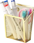 Magnetic Pencil Holder, Mesh Stainless Steel Pen Basket, Metal Writing Utensil by Sanpaint