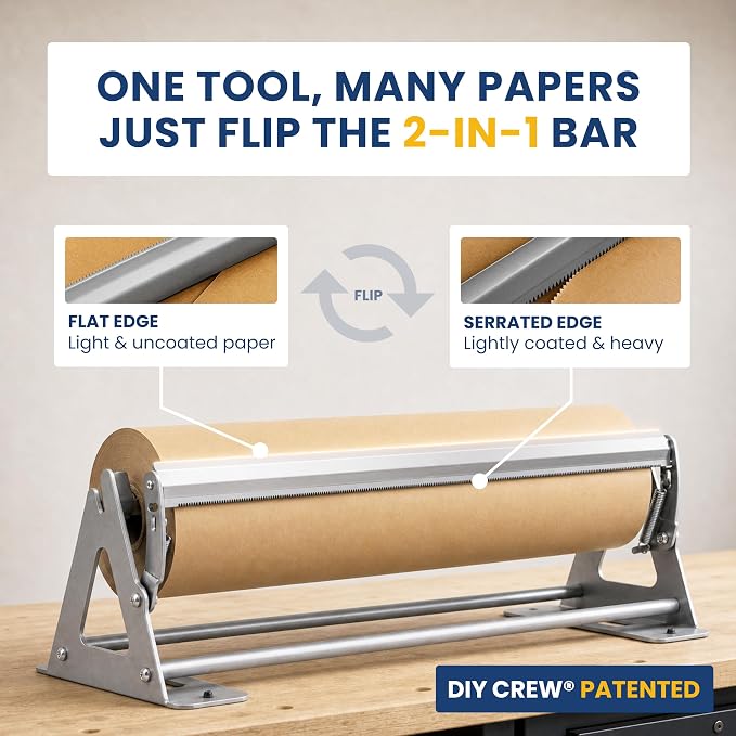 DIY Crew 18 Inch Paper Roll Dispenser and Cutter - Image 3