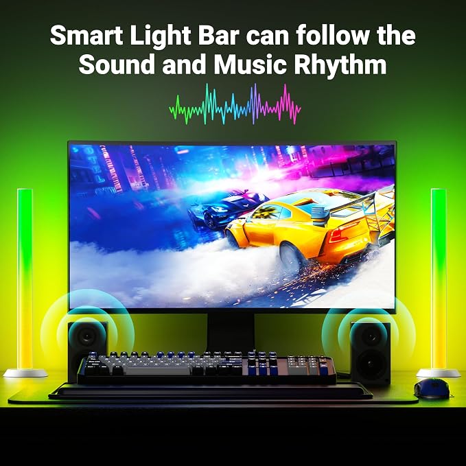 TJOY Smart Light Bars, RGB Table Desk Lights, TV Backlight - Image 3
