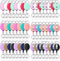 Honoson 50 Pcs Heavy Duty Retractable Badge Reels Batch ID Badge Holder by Honoson
