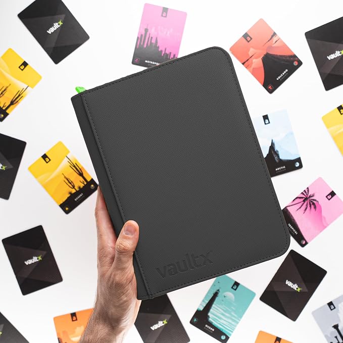 Vault X 4 Pocket Zip Binder, 160 Cards, Exo-Tec Material, 20 Side-Loading Pages - Image 5