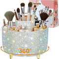 fanado Bling 360° Rotate Makeup Brush Holder Organizer, Makeup Organizers by Unknown