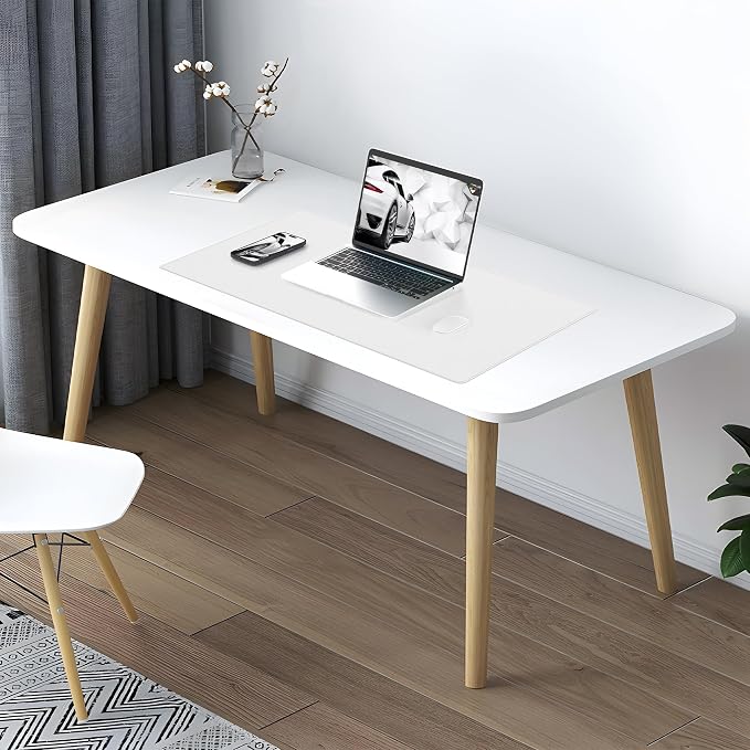 AFIING Cork Desk Mat 23.6 x 13.7, Dual-Sided Cork & PU Leather Desk Pad - Image 7