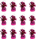 Beistle Metallic Wrapped Balloon Weight – 12 Pack, Cerise Pink Balloon by Beistle