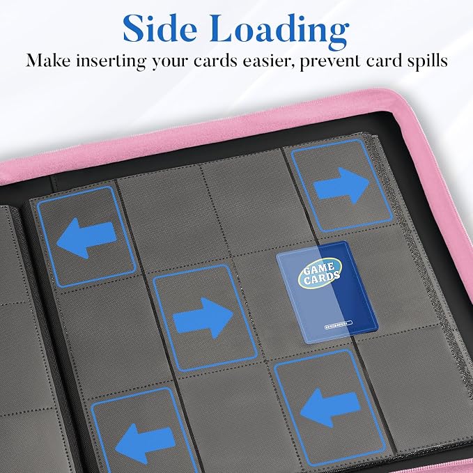 Premium Zip Card Binder 12 Pocket, Fabmaker 912 Pockets Trading Card Binder - Image 5