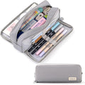 CICIMELON Large Capacity Pencil Case 3 Compartment Pouch Pen Bag by CICIMELON