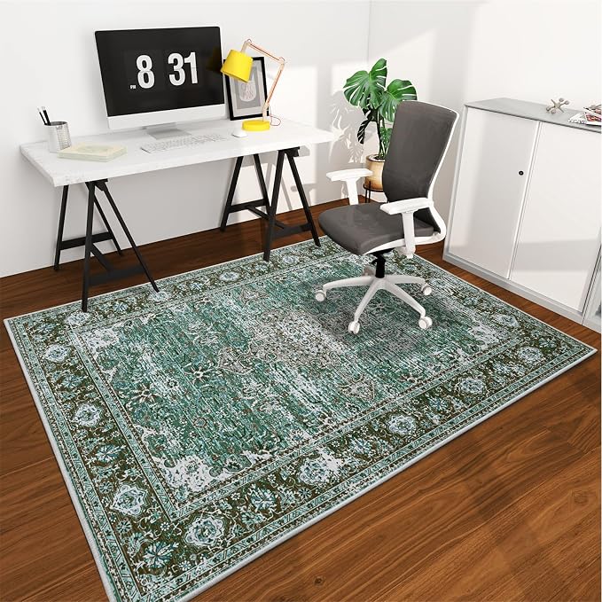 Office Chair Mat for Hardwood Floor, Machine Wash by CHAKME
