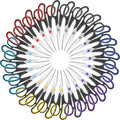 Scissors Set of 24-Pack, High/Middle School Student Teacher, Right/Left Hand by Sopeiouo
