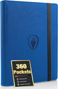 Premium 9 Pocket Card Binder for 360 Cards, Fabmaker PU Cover Trading Card by Fabmaker