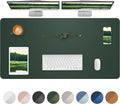 Leather Desk Pad Protector, Mouse Pad, Office Desk Mat, Non-Slip PU Leather by AFIING