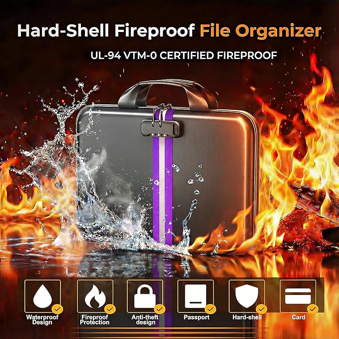 Fireproof Document Organizer - Image 2
