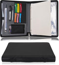Wonderpool Travel Zippered Portfolio 3 Ring Binder A4 Padfolio Document Case by Wonderpool