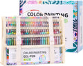 168 Colored Gel Pens Set, 0.6mm Fine Point by HysmmxHer