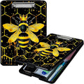 Bee Black Background A4 Clipboard by Unknown