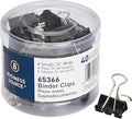 Business Source Standard Binder Clip by BusinessSource