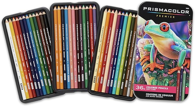 Prismacolor Premier Colored Pencils, Soft Core, Ultra-Smooth, Adult Coloring by Prismacolor