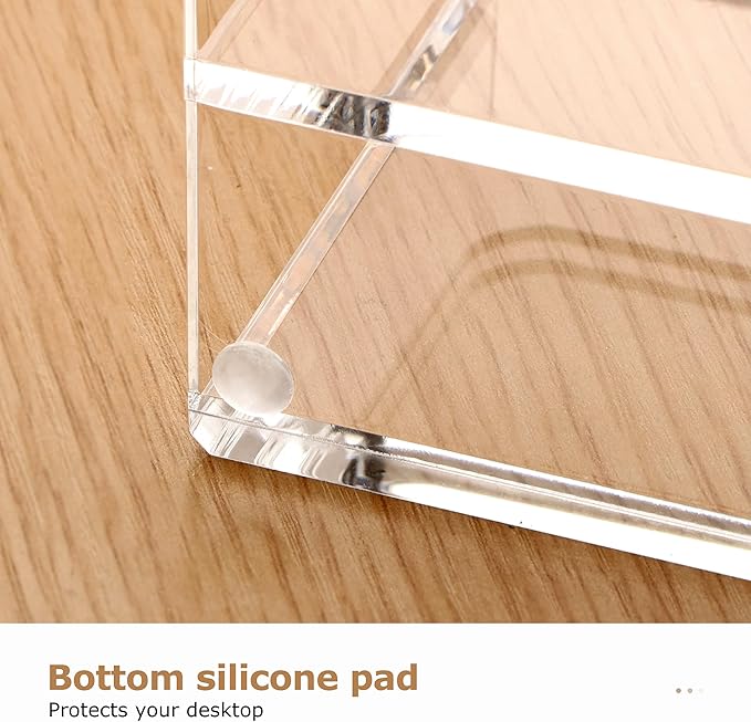 SANRUI Acrylic Mail Organizer, 5 Compartments File Holder - Image 4