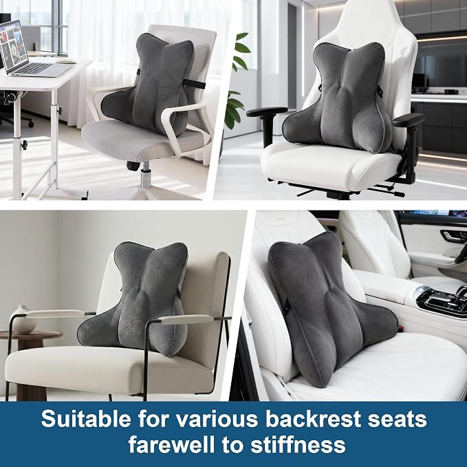 Lumbar Support Pillow for Office Chair, Recliner & Car Seat, Ergonomic Back - Image 6