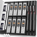 Nicpro Mechanical Pencils 0.7mm in Case, 3 Pack Metal Mechanical Pencils Set by Nicpro