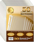 GOLD SEAL Sheet Protectors, 50 Pack 8.5 x 11 Anti-Glare Sheet Protectors by GOLDSEAL
