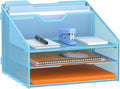 GAWERK Letter Tray Organizer, Mesh Desk File Organizer by Gawerk