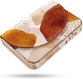 Business Card Holder，PU Leather Business Card Case Color Printing Pattern Card by xiviers