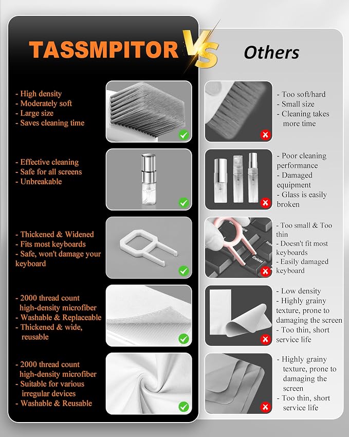 Keyboard Cleaner Laptop Cleaning Kit, Compact Keyboard Cleaning kit - Image 5