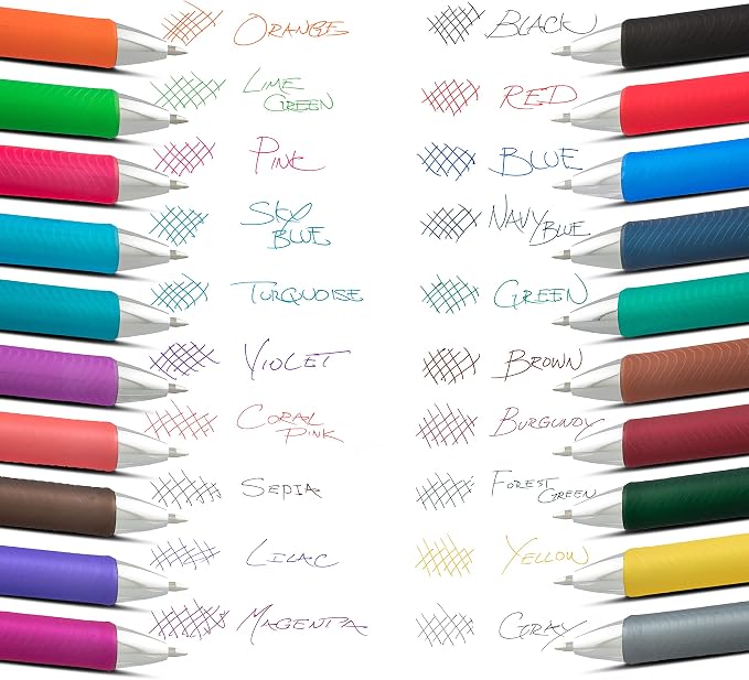Pentel EnerGel RTX Retractable Liquid Gel Ink Pen, Medium line, Lilac Ink - Image 9