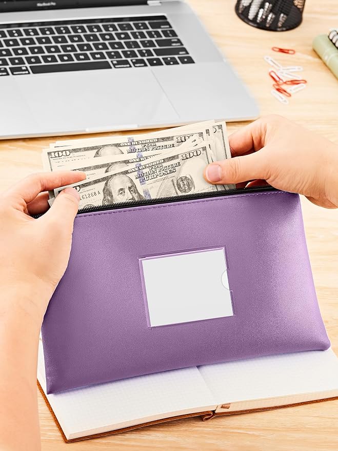 SMARTAKE 5-Pack Bank Deposit Money Bags - Image 3