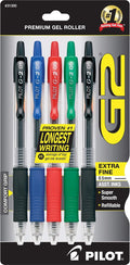Pilot G2 Premium Refillable and Retractable Rolling Ball Colored Gel Pens by PilotCorporationofAmerica