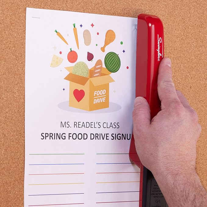 Swingline Stapler, 30 Sheet Capacity, 747 Business Stapler, Jam Free, Rio Red - Image 3