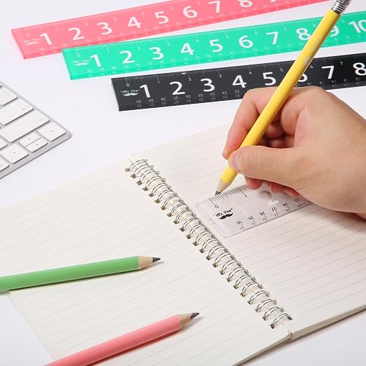 Mr. Pen- Plastic Rulers with Large Numbers, 4 Pack, 12 Inch | Easy-to-Read - Image 6