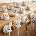 12-Pack Rotatable Cord Holder for Nightstand, LISEN 360°Rotating Magnetic Clips by Lisen