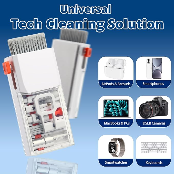 Upgraded Keyboard Cleaning Kit, Microfiber Cloth, Wipes-Cleaning Set - Image 7
