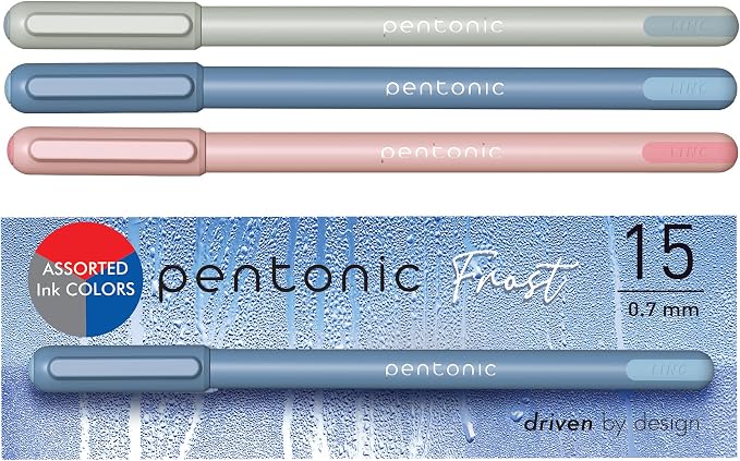 Pentonic Ballpoint Pens, 0.7 mm Fine Point, Smooth Writing by PENTONIC