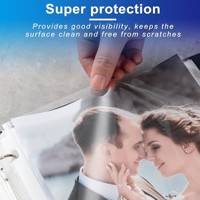 Aegero 80 Pack Clear Sheet Protectors, 8.5 x 11 inch Page Protectors - Image 5