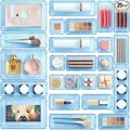 Vtopmart 25 PCS Plastic Drawer Organizers Set, 4-Size Versatile Bathroom and by Vtopmart