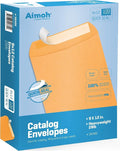 Aimoh 9 X 12 Self-Seal Brown Kraft Catalog Mailing Envelopes - 28lb - 100 Count by Aimoh