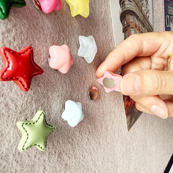 Star Magnetic Push Pins, 16 Thumb Tacks - Image 4